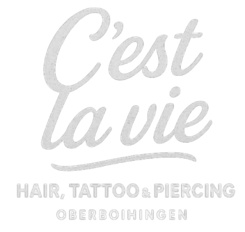 Logo C'est la vie — Hair, Tattoo & Piercing — Oberboihingen